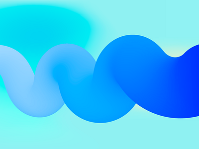 Água Pública blue gradient illustrator shapes vector water