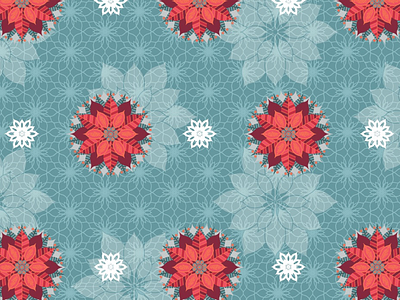 Poinsettia Pattern holiday pattern poinsettia repeat pattern