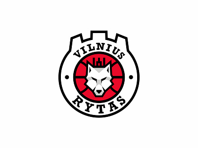 BC Rytas ball basketball brandig design logo rebranding vector vilnius wolf