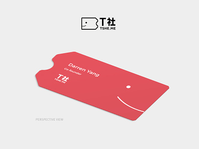 Tshe.me Business Card Design branding business card graphic visual website
