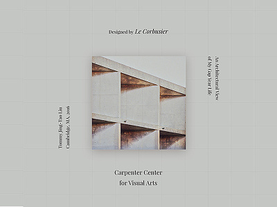 Carpenter Center for Visual Arts architectural graphic illustration photography