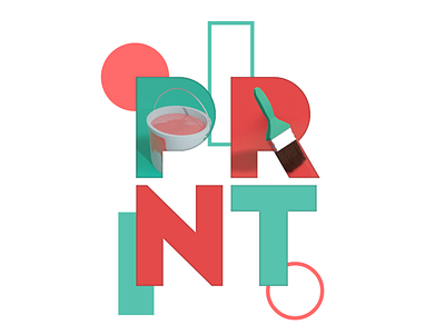 Prionato Publicity branding design flat illustration typography vector