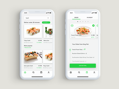 Uber eats design concepts app branding design flat identity minimal typography ui ux web