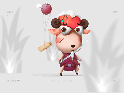the FeiYang Character (pirate) exercise character design ps