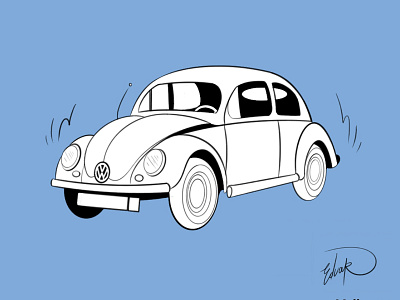 Classic Volkswagen Beetle. aleman antiguo beetle car classic coche escarabajo germany old volkswagen