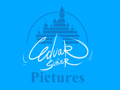Buena Vista Logo FanArt art azul blue buena castillo castle disney fan logo style title titulo vista walt