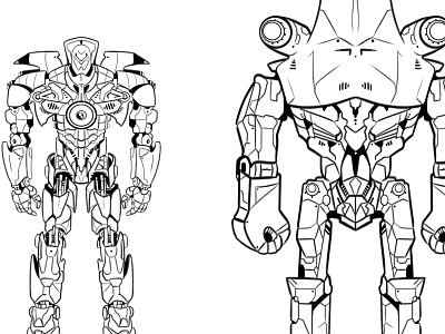 Pacific Rim - Concept Art alpha cherno del guillermo kaiju killers monsters pacific rim robots toro