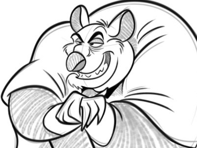 Rattigan Sketch. basil detective disney great mouse rata rattigan ratón sketch super the walt