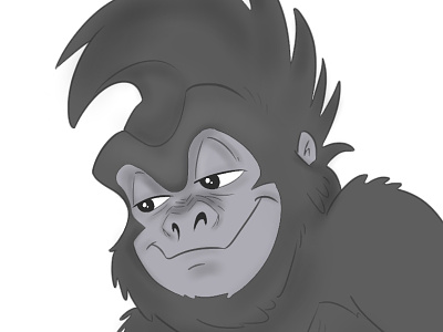 Terk ! art disney eduardo fan glen gorilla jungle keane monkey quesada suñer tarzan terk walt