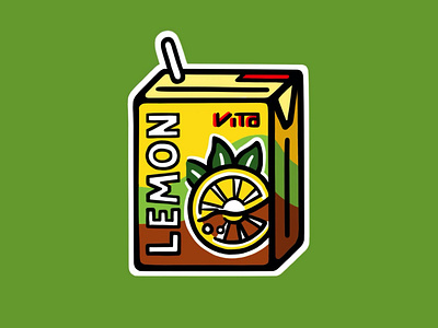 VITA Hong Kong Stickers culture decor drink graphic design graphic illustration handcraft handdrawn hong kong icon illustration juicebox local stationery stickers vector vita vitasoy