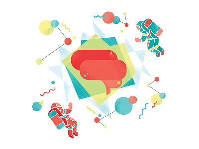 the floating brain astronaut brain graphic design illustration neuroscience solar system space