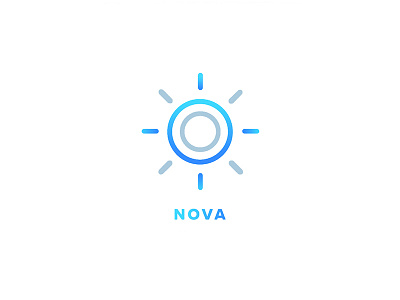 nova: outfit assistant branding gradient identity interaction design logo logo design nova visual communication