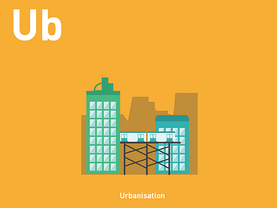 Periodic table - Urbanisation city illustration metropoly skyline vector wip