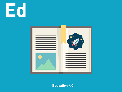 Periodic table - Education 4.0 book illustration vector