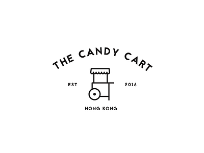 Candy cart branding candy hongkong iconography illustration logo vector