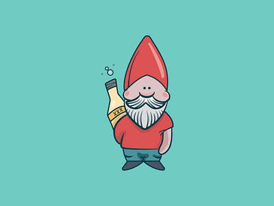Gnome adobe christmas drawings illustration vector wip
