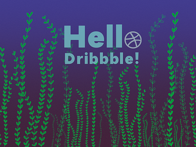 Hello Dribbble! community debut shot doodle doodler hello hello dribbble invite received