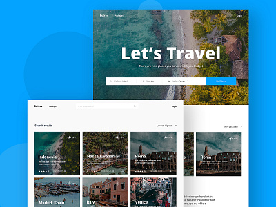 butrav app design minimal ui ux web website