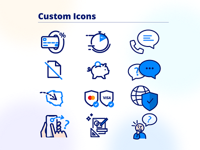 Custom Icons for Tranfer24.eu icon design iconography icons design teddygraphics ux web design