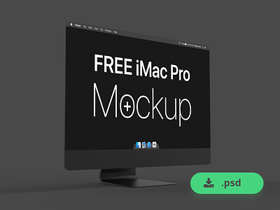 FREE iMac Pro Mockup free imac pro imac pro mockup mockup psd teddygraphics
