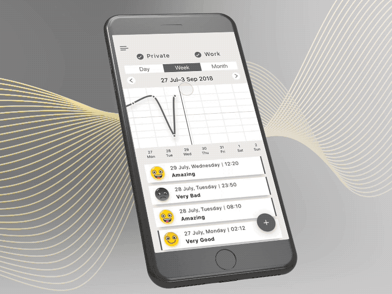 Emotion-Monitoring app's Prototype