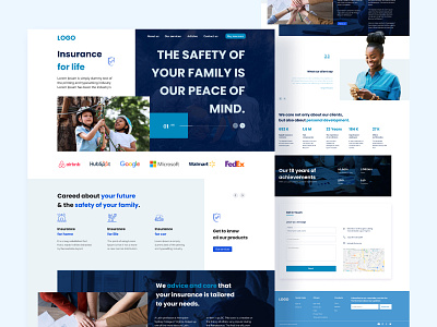 Insurance landing page