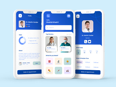 Medical App appdesign clean clinic dailyui doctor doctor app doctor appointment dribbblers graphicdesignui health healthcare hospital medical medicalapp minimal mobile mobile app uidesign userexperience userinterface
