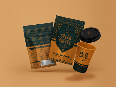 Coffee Packaging Design brand identity cafe coffee brand coffee cup coffee cup design coffee packaging coffeebean coffeepattern label modern organic packaging pattern
