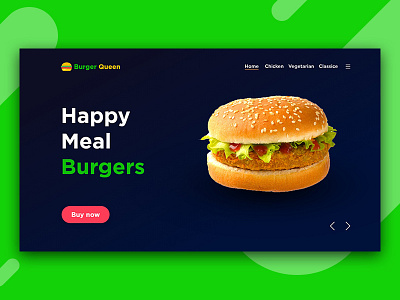 Burger Web page