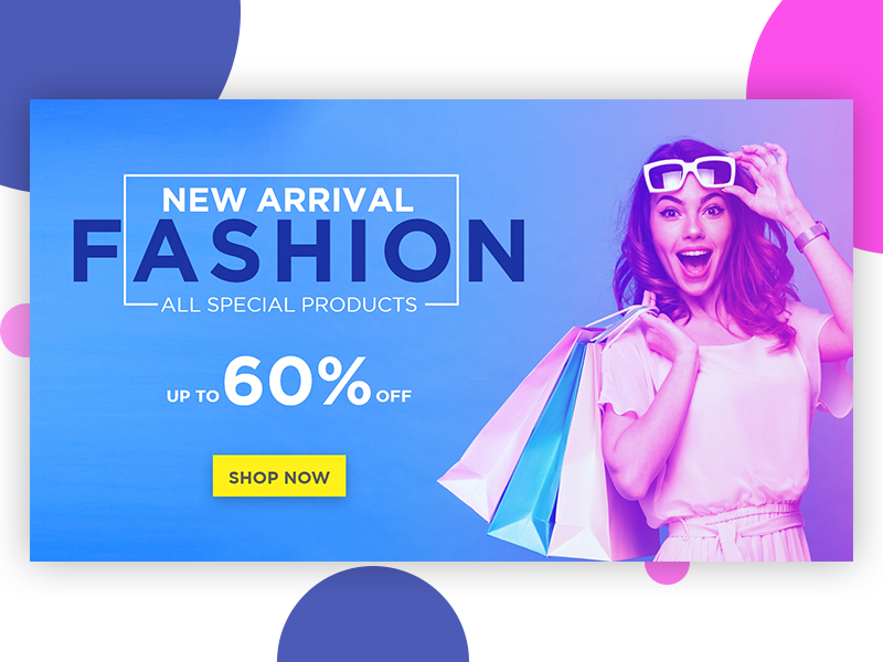 Fashion Banner by Rahul Kashyap on Dribbble