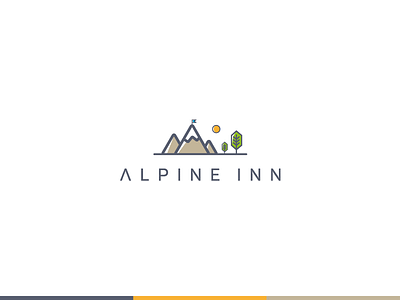 Alpine Inn alpine cabin forest inn mountains resort snow