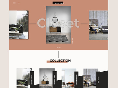 Furniture Web Design Inspiration - Aconcept