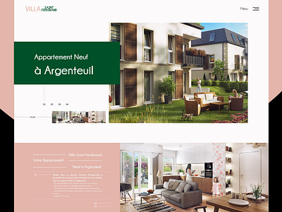 Real estate web design- Villa Saint Ferdinand