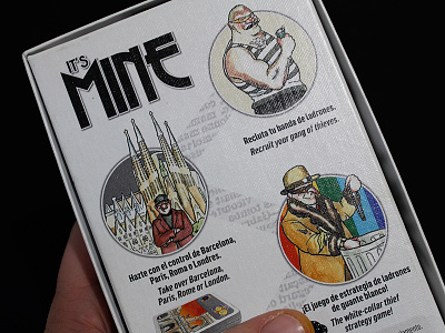 Diseño gráfico para el juego "It's mine"