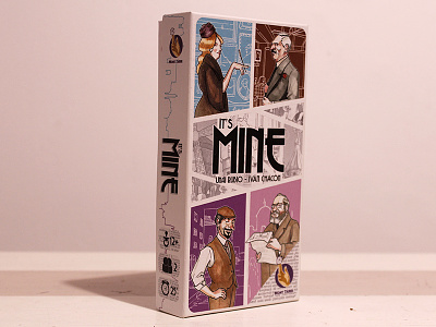 Diseño gráfico para el juego "It's mine"