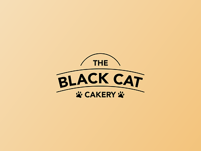 The Black Cat Cakery - Logo concept brand identity branding cake logo logo logo design logomark logotype typography vegan webflow
