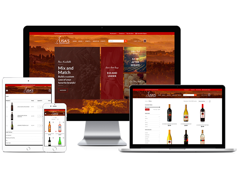 Lisa S Liquor Barn By Evan Thorpe On Dribbble