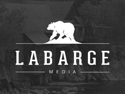 LaBarge Media Logo agency agency logo clean creative design logo logo design simple