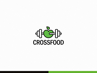 Logo for restaurant "Crossfood" design logo vector