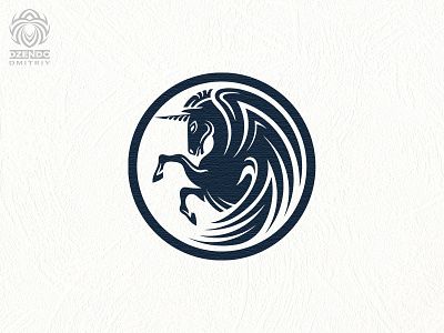 Winged Unicorn Logo animal beautiful brand branding design horse identity logo logotype proud unicorn winged