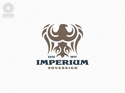 IMPERIUM Logo animal bird brand branding chief design eagle empire heraldry identity logo logotype power predator