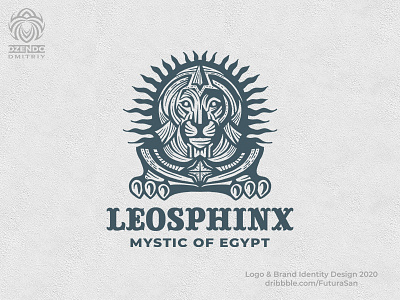 Lion Sphinx logo animal beast beautiful brand branding design lion logo logotype mysticism