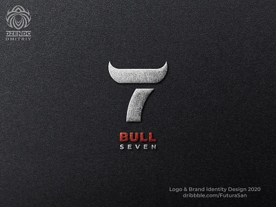 Bull seven logo beautiful brand branding bull cool design fashionable identity logo logotype modern seven style