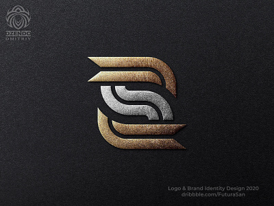 Letter S And Flags Logo