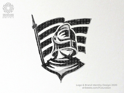 Warrior gladiator logo beautiful brand branding design flag logo logotype sketch victory warrior