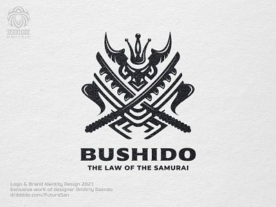 Bushido logo samurai