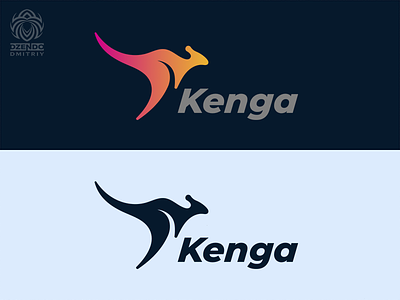 Kenga logo animal australia beautiful brand branding buy logo design jumps kangaroo logo logotype