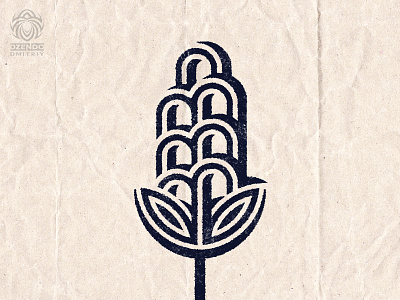 Wheat ear branding design ear logo logotype plant wheat