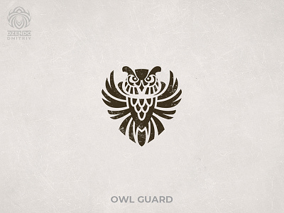 Owl Guard logo bird branding buy logo logo logo designer owl security guard