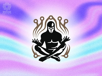 Crypto Meditation Logo branding logo logotype